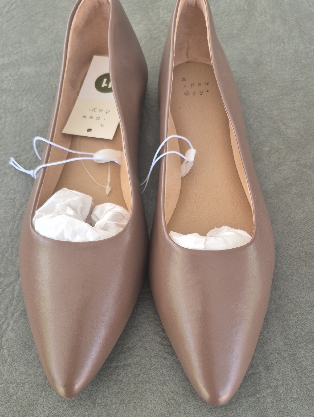 a new day Mauve-Taupe Pointed Toe Women's Flats